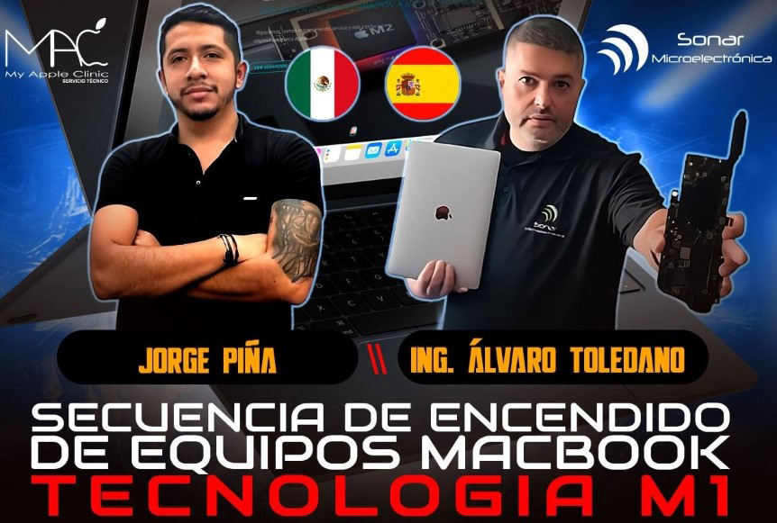 Secuencia de Encendido MacBook  M1 Con Jorge Piña y Álvaro Toledano