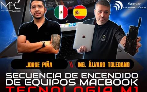Secuencia de Encendido MacBook  M1 Con Jorge Piña y Álvaro Toledano